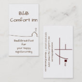 B&B心地よいイン 名刺 (正面/裏面)