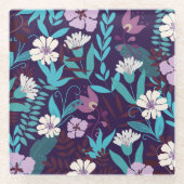 B&B魅力的フローラコースター ガラスコースター (正面)