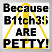 B.B.A.P. Caution Sign ポスター (正面)