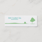 B&B Comfort Inn  Mini Business Card スキニー名刺 (正面)