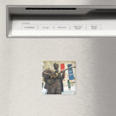 B.B. King Statue - Memphis, Tennessee マグネット (インサイチュ (食洗機))