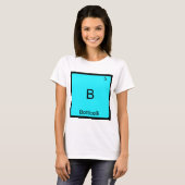 B - Botticelli おもしろい Chemistry Elementシンボルティー Tシャツ (正面フル)