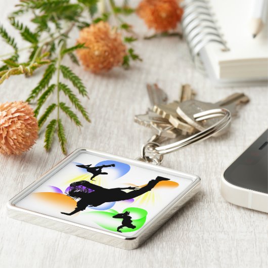 B-boying キーホルダー (側面)