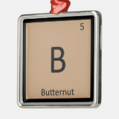 B - Butternut Squash Chemistry周期表 メタルオーナメント (左)