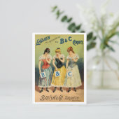 「B&Cコルセット広告」ポストカード ポストカード (スタンド正面)