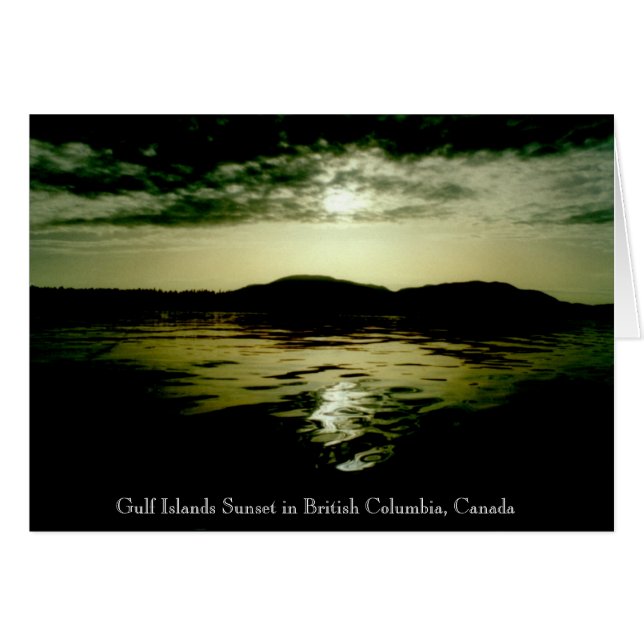 B.C. 島の日没 (正面横)