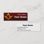 b-card04s スキニー名刺 (正面/裏面)