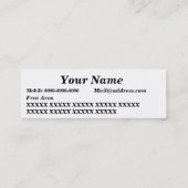 b-card17s スキニー名刺 (裏面)