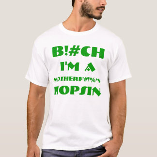 B! #CH私はAのMOTHERF'#です! %*N HOPSINのTシャツ Tシャツ