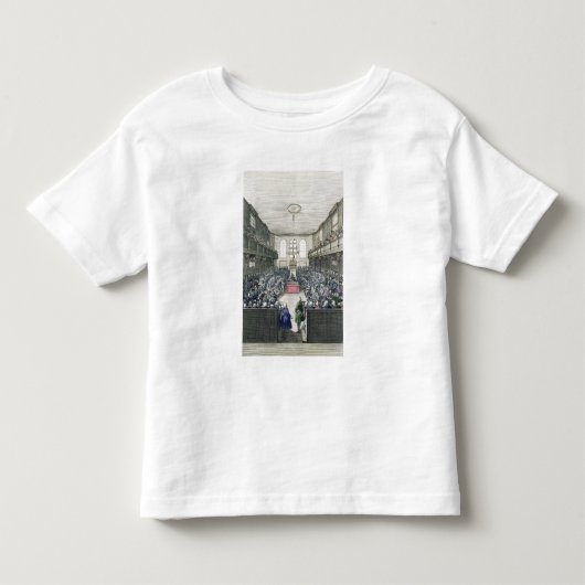 B. Colが刻む英国下院の眺め トドラーTシャツ (正面)