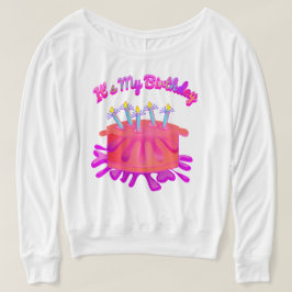 B-Dayお誕生日ケーキグラフィックティー Tシャツ