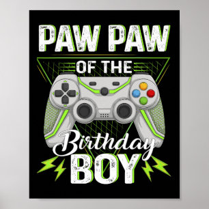 B-day Boy Gamer BoyのPawビデオゲー素晴らしム ポスター