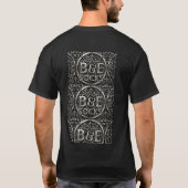 B&E ソックス 斬新で華やかなデザイン 0049549-B&E Tシャツ (裏面)