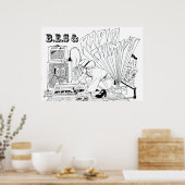 B.E.S&ラジオ化学者のポスター ポスター (キッチン)