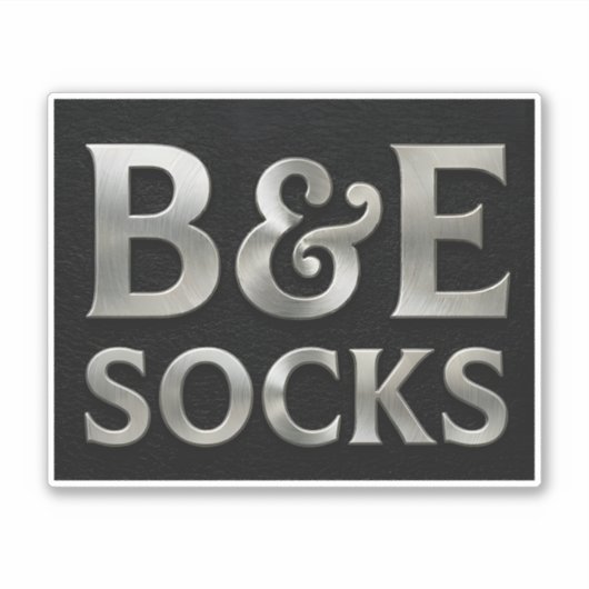 B&E Socks 0047920 シール (正面)