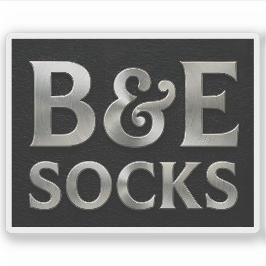 B&E Socks 0047920 シール (正面)