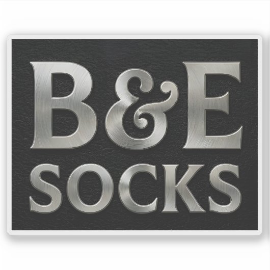 B&E Socks 0047920 シール (正面)