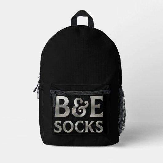B&E Socks 0047920 プリントバックパック (正面)