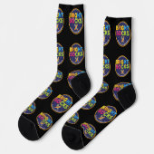 B&E Socks Bold & Elaborate Bright Socks 0049551 ソックス (左)