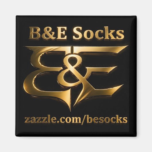 B&E Socks Bold & Elaborate Design 0048173 マグネット (正面)