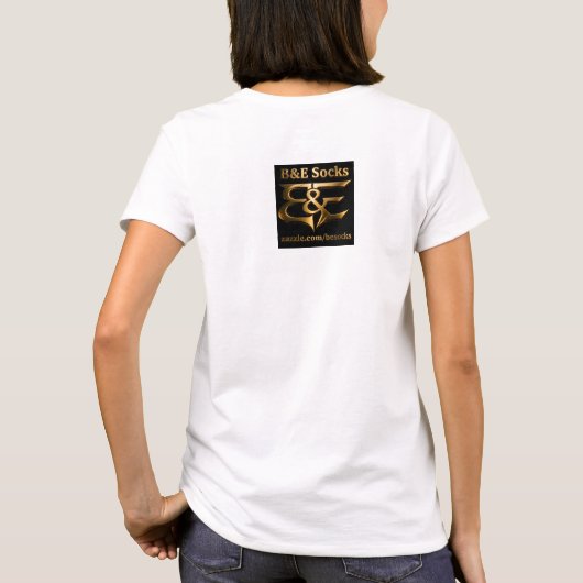 B&E Socks Bold & Elaborate Design 0048173 Tシャツ (裏面)