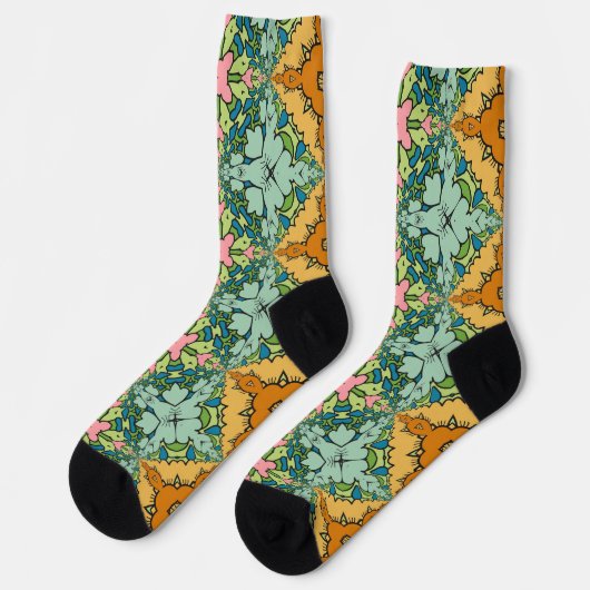 B&E Socks Bold & Elaborate Design 0048174 ソックス (左)