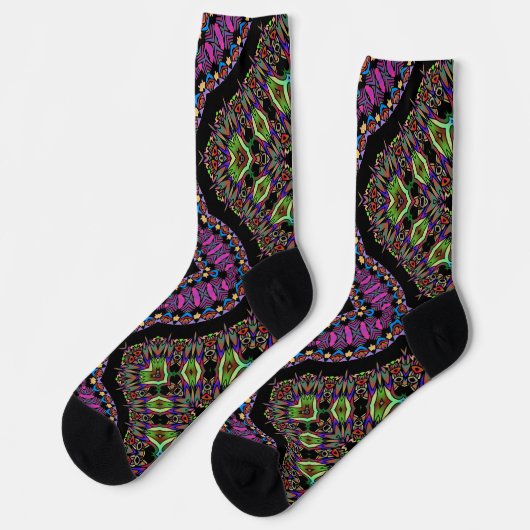 B&E Socks Bold & Elaborate Design 0048196 ソックス (左)