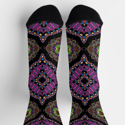 B&E Socks Bold & Elaborate Design 0048196 ソックス (上部)