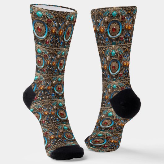 B&E Socks Bold & Elaborate Design 0048947 ソックス (傾斜あり)