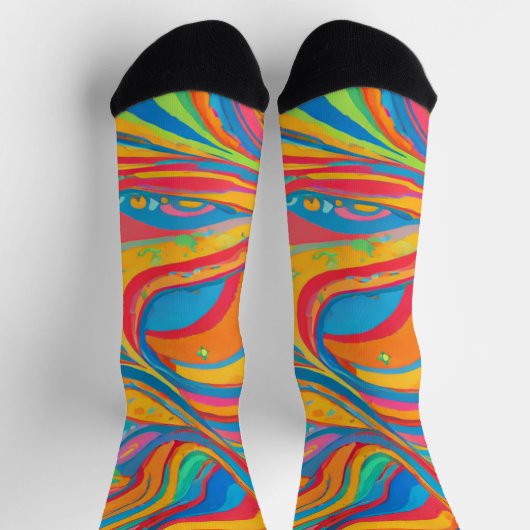 B&E Socks Bold & Elaborate Design 0048962 ソックス (上部)
