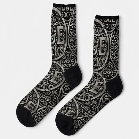 B&E Socks Bold & Elaborate Design 0049549-B&E ソックス (左)