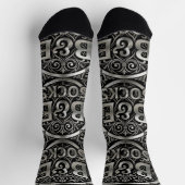 B&E Socks Bold & Elaborate Design 0049549-B&E ソックス (上部)