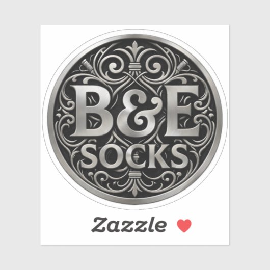 B&E Socks Bold & Elaborate Design 0049553 シール (シート)