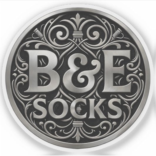 B&E Socks Bold & Elaborate Design 0049553 シール (正面)
