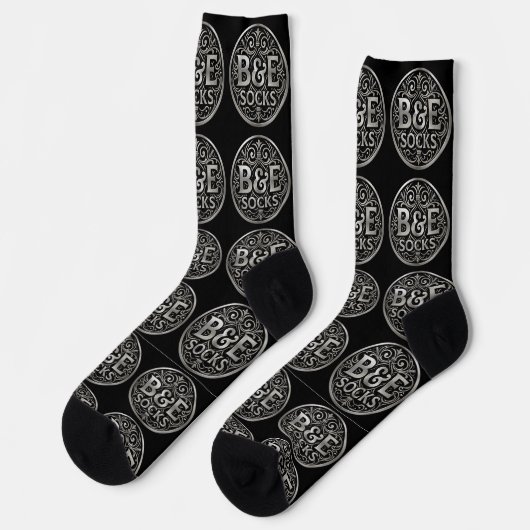 B&E Socks Bold & Elaborate Design 0049553 ソックス (左)