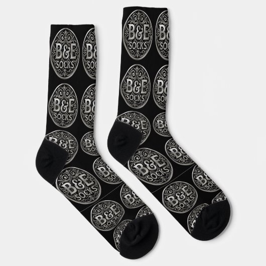 B&E Socks Bold & Elaborate Design 0049553 ソックス (右)