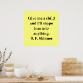 b fスキナー引用文 ポスター (キッチン)