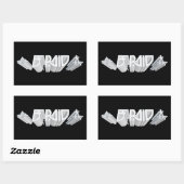 B.F. 4ステッカーのRAIDセット 長方形シール (シート)