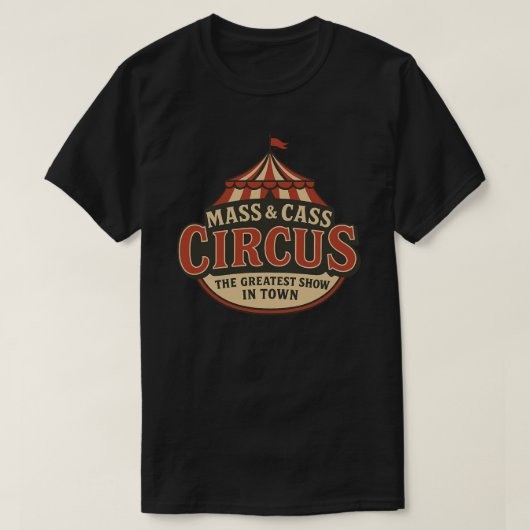 B.F. Raid Mass And Cass グレイテスト・ショー・イン・タウン Tシャツ (デザイン正面)