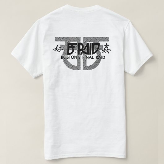 B.F. Raid Mass And Cass Greatest Show In Town  Tシャツ (デザイン裏面)