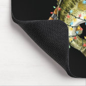 B Fish Festive Lights Christmas Funny Fishing Long マウスパッド (コーナー)