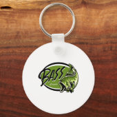 B Fisherman Fishing For B Tee B Whisperer  キーホルダー (正面)