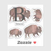 B for Bison Stickers シール (シート)