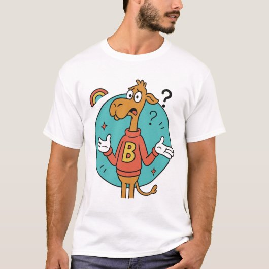 B for Blamey – The Confused Camel Tシャツ (正面)