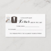 B & Gキスブライダルシャワーゲームカード プレイスカード (正面)