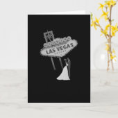 B&G結婚 in Fabulous Las Vegas Cardレトロ カード (黄色い花)
