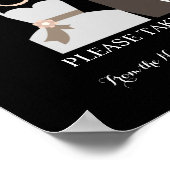 B&G Love is Sweet ブライダルシャワーのウェディングポスター ポスター (角)