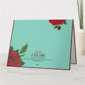 B-GIIRLグリーティングカード – セントラ カード (裏面)