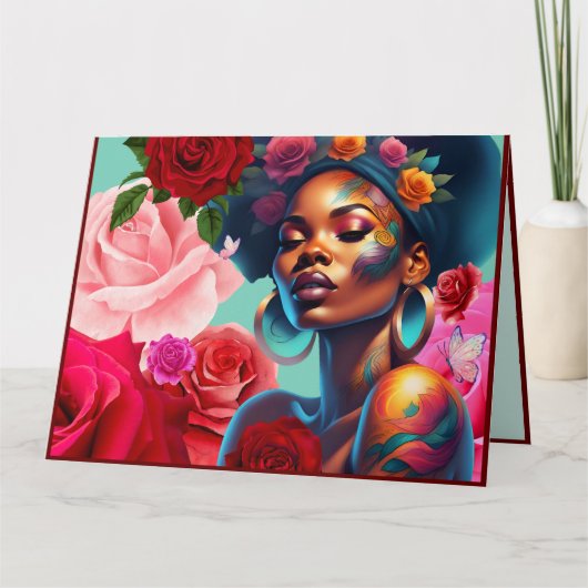 B-GIIRLグリーティングカード – セントラ カード (正面)