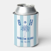B + Hパームツリーカスタムデザイン01 缶クーラー (缶正面)